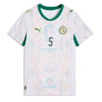 Camiseta Senegal Idrissa Gueye #5 Primera Equipación Replica Mundial 2026 para mujer mangas cortas